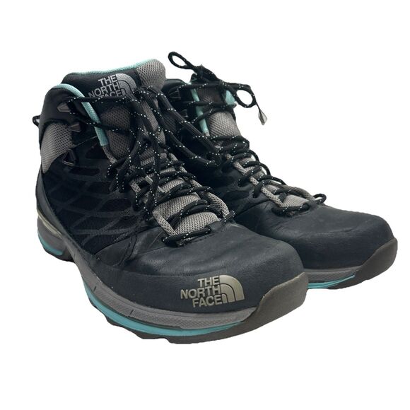 The North Face A07N Women's Black & Seafoam Havoc Mid GTX XCR Boot Size US 8.5 - Picture 1 of 7